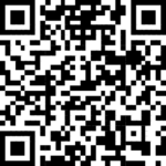 A qr code with the image of a person.